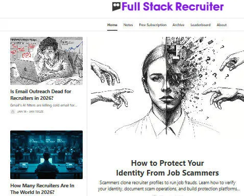 Full Stack Recruiter Newsletter