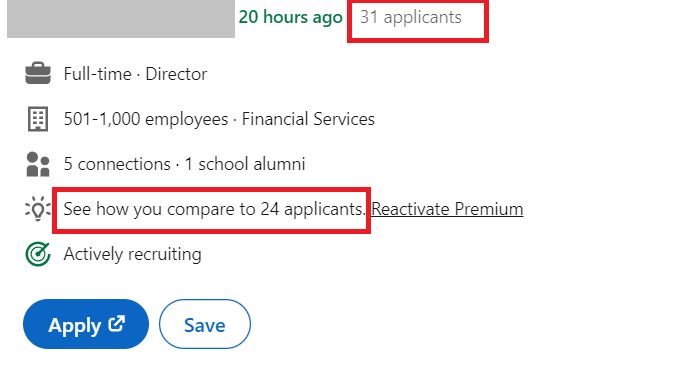LinkedIn/Is the Number Of Applicants On LinkedIn accurate?