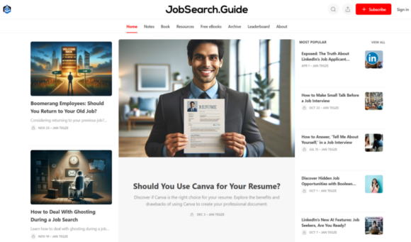 Newsletters - Recruitment & Job Search Insights 1 Job Search Guide